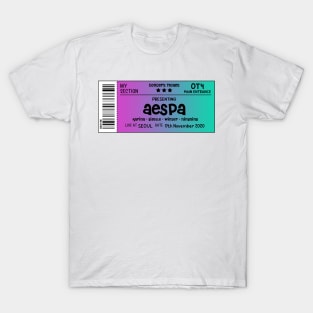 aespa Concert Ticket T-Shirt